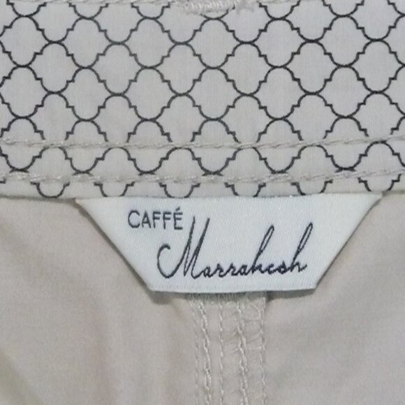 Cafe Marrakesh Lightweight Khaki Pants Size 8 - Picture 7 of 8